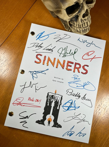 Sinners script signed - sinners,