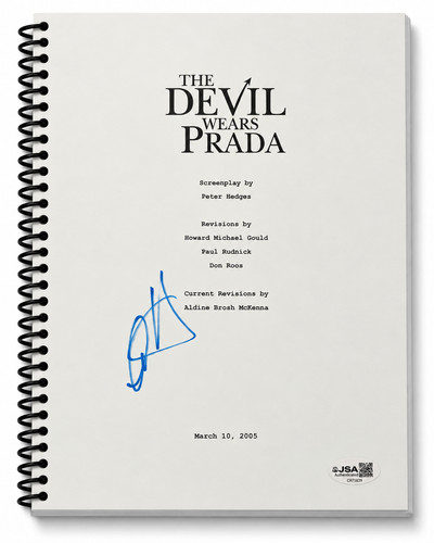 Anne hathaway signed autograph - anne,