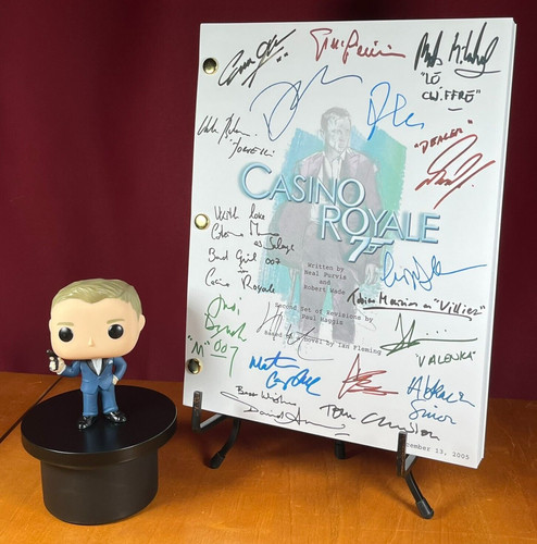 Casino royale script signed - casino,