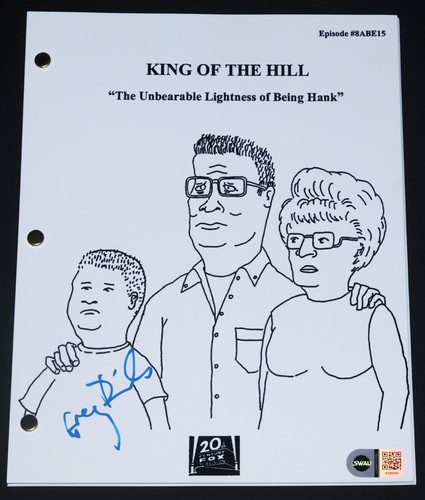 Greg daniels signed king - signed,