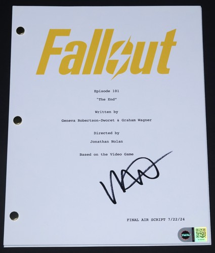 Walton goggins signed fallout - goggins,