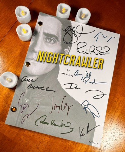 Nightcrawler script signed - script, signed-