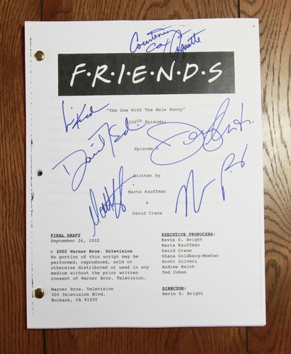 Friends full cast signed - friends,