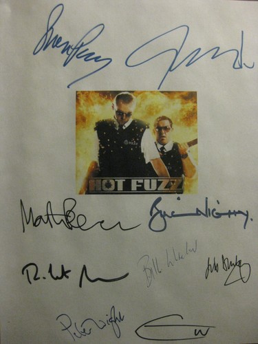 Hot fuzz signed - signed, film