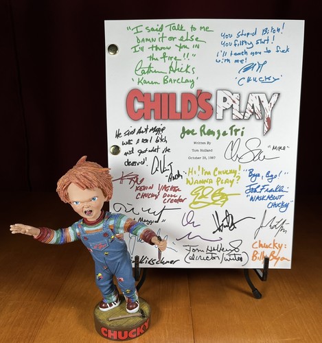 Child play script signed - script, signed-