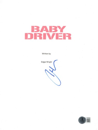 Ansel elgort signed autograph - elgort,