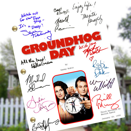 Groundhog day script cast - script,