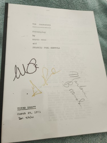 The godfather signed - the,