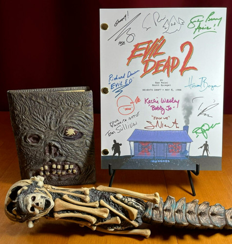Evil dead script signed - evil,