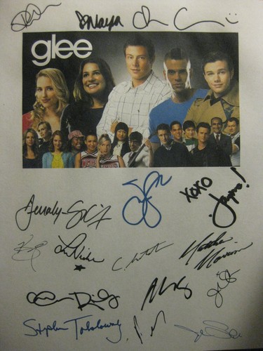 Glee signed pilot - pilot, x16