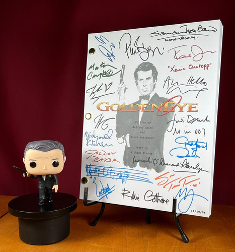 Goldeneye script signed - goldeneye, signed-