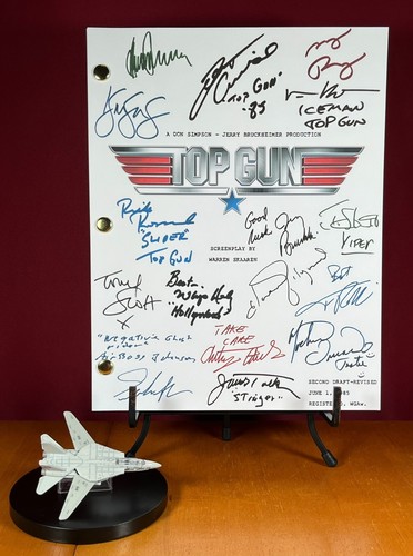 Top gun script signed - top,