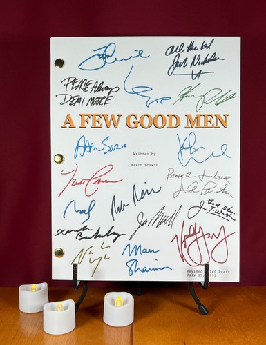 Few good men script signed - few,
