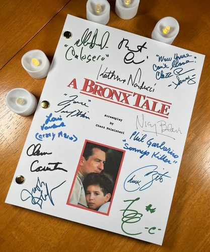 Bronx tale script signed - bronx,