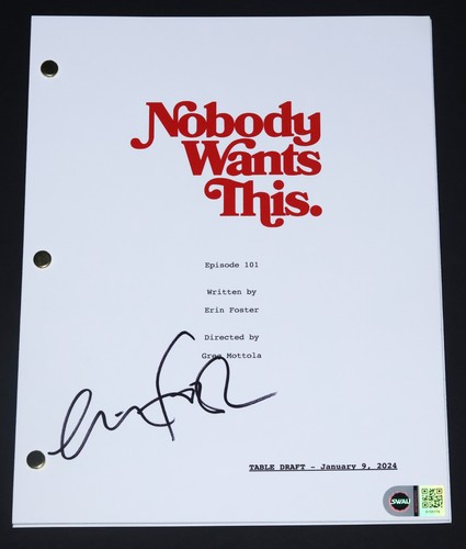 Erin foster signed nobody - erin,