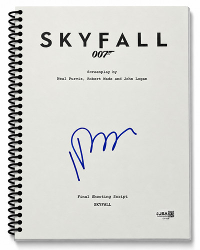 Javier bardem signed autograph - javier,