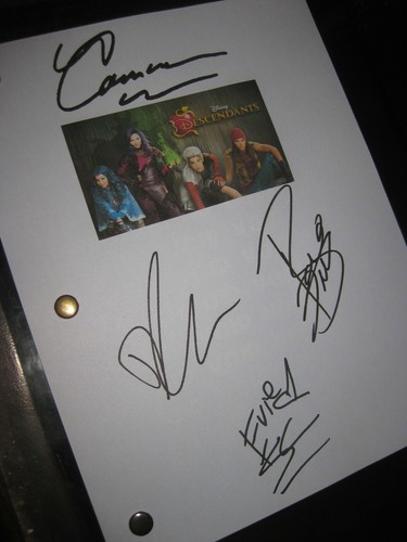 Descendants signed film script